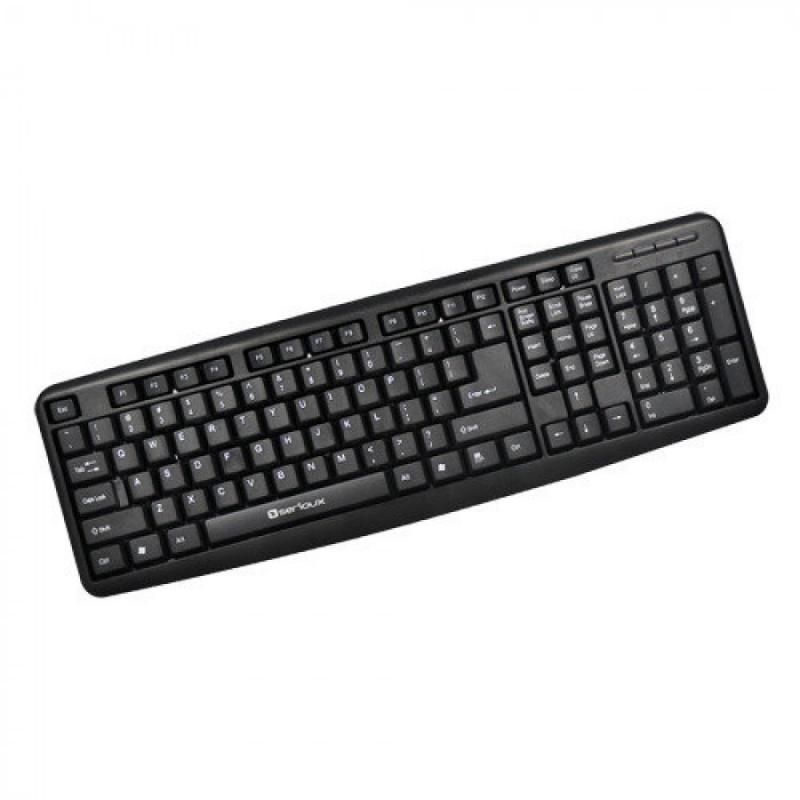 Tastatura Serioux 9400USB, cu fir, US layout, neagra, 104 taste, USB_2