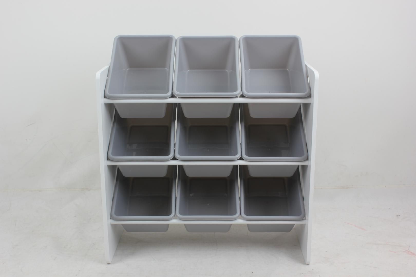 Raft depozitare cu 9 cosuri colorate_2