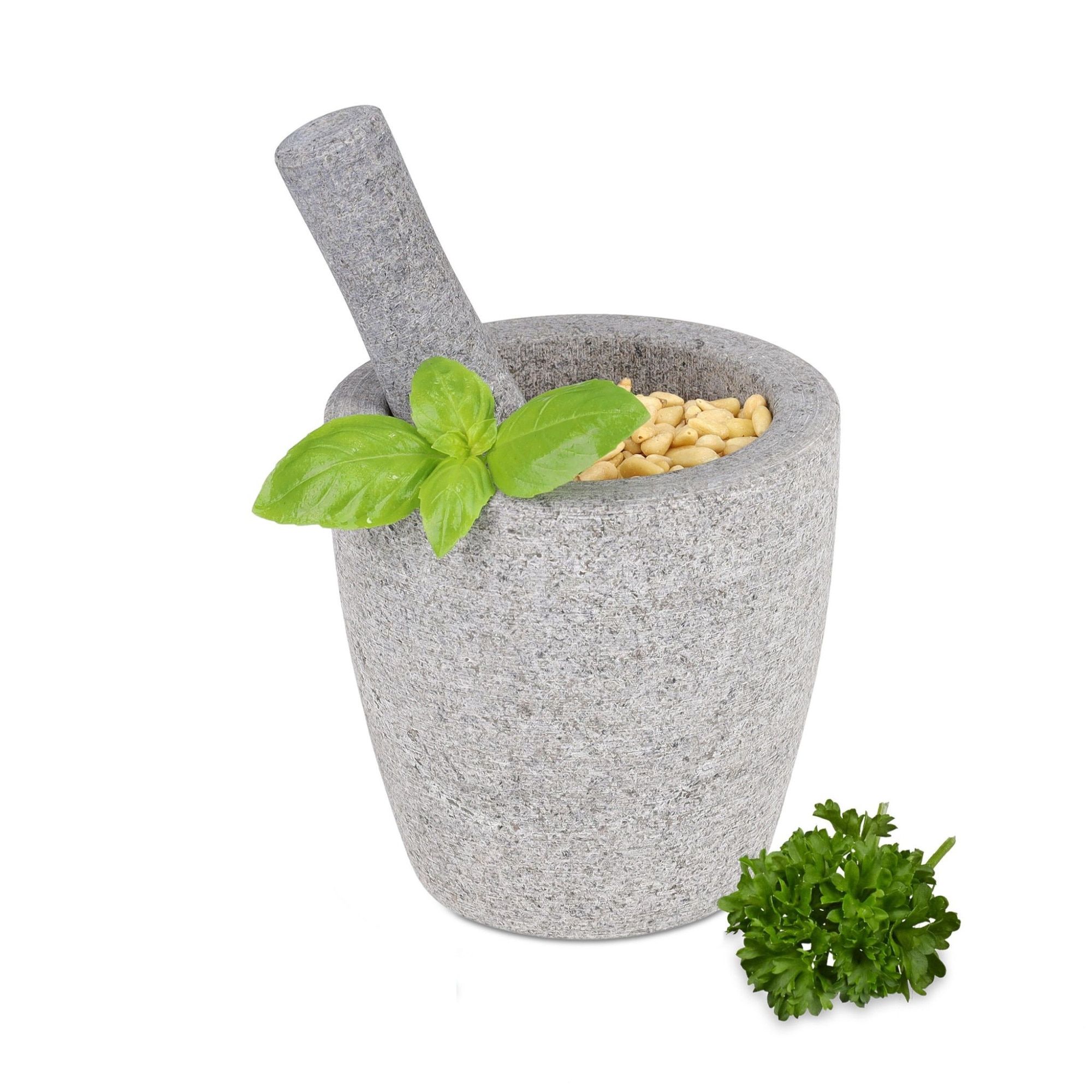 MOJAR CU PISTIL DIN MARMURA, DIA 9.5 CM_1