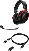 Casti gaming wireless HyperX Cloud III, DTS Headphone:X Spatial Audio, 2.4GHz, spuma cu memorie, microfon 10mm metal mesh si noise cancelling, PC/PS5/PS4/Switch, rosu/negru_3