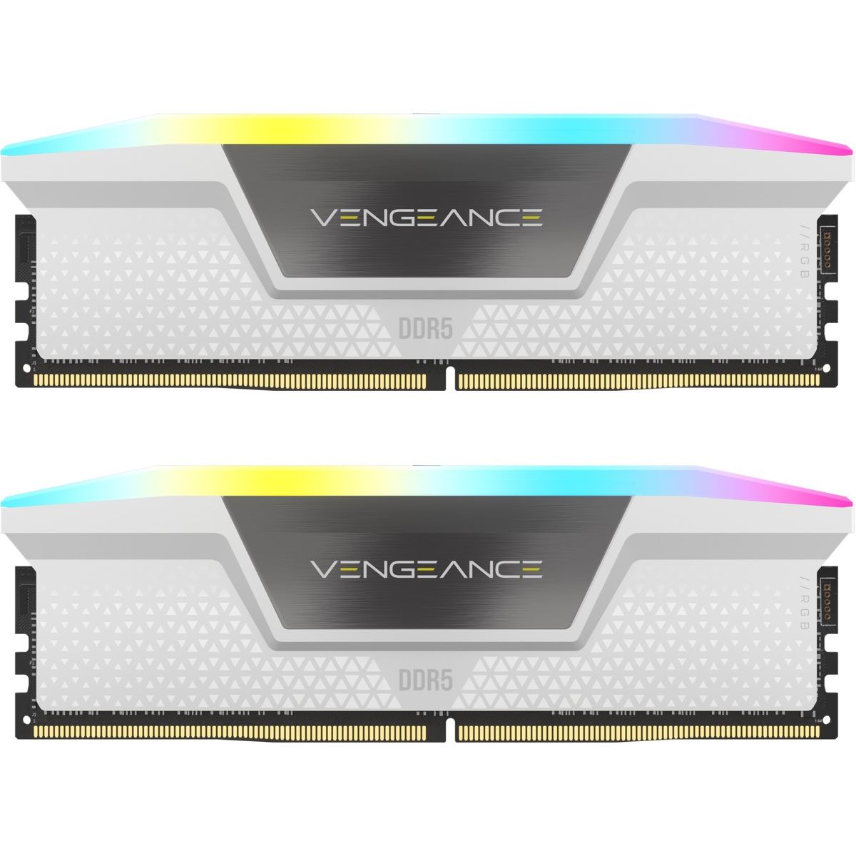 Memorie Corsair Vengeance 32 GB DDR5 6000 MHz CL36, kit 2 x 16 GB, XMP 3.0, Alb, RGB