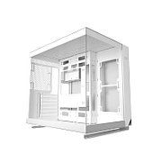 CARCASA PCCOOLER, Middle Tower, ATX, fara sursa, sticla securizata, alb, USB 3.2 gen 1 x 2, USB Type-C x 2, mic, audio, 