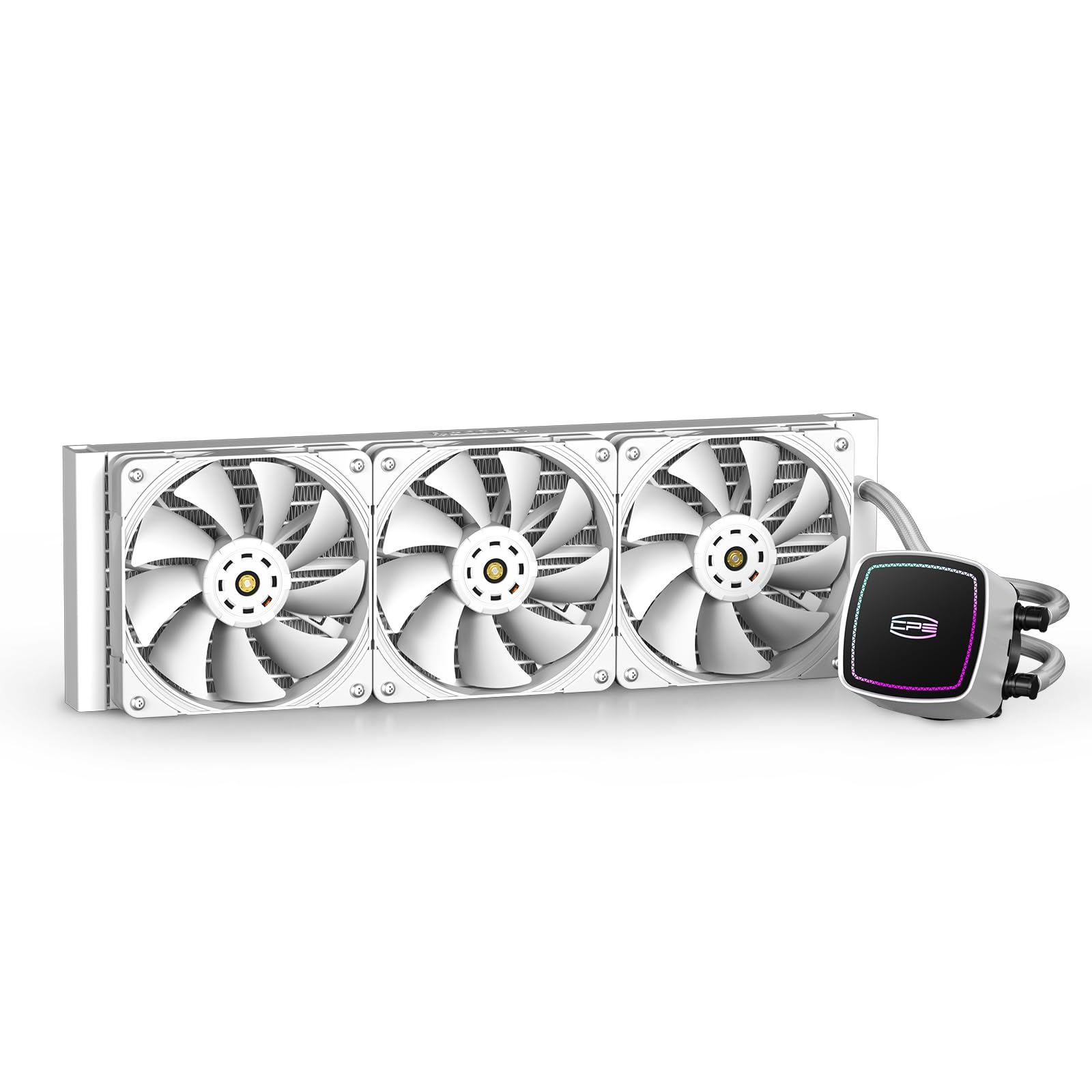 COOLER PCCOOLER, skt. universal, racire cu lichid, vent. 3x120mm, 600-1850rpm,  DE360 WH  (timbru verde 2 lei)