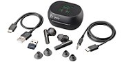 Poly Voyager Free 60+ UC M Carbon Black Earbuds +BT700 USB-C Adapter +Touchscreen Charge Case_1