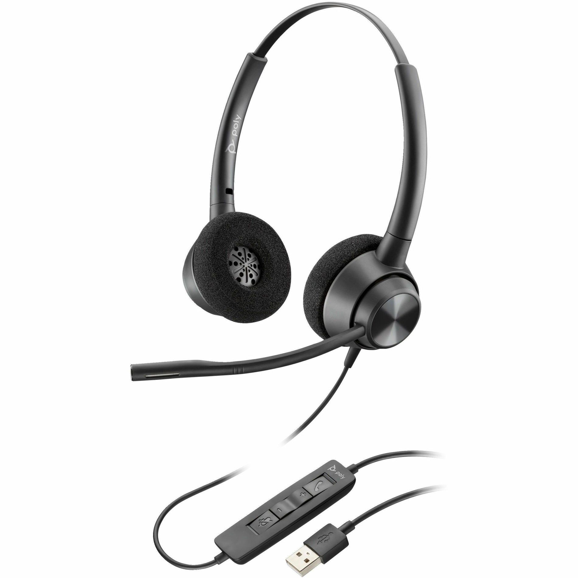 Poly EncorePro 310 USB-C Monoaural Headset TAA_1
