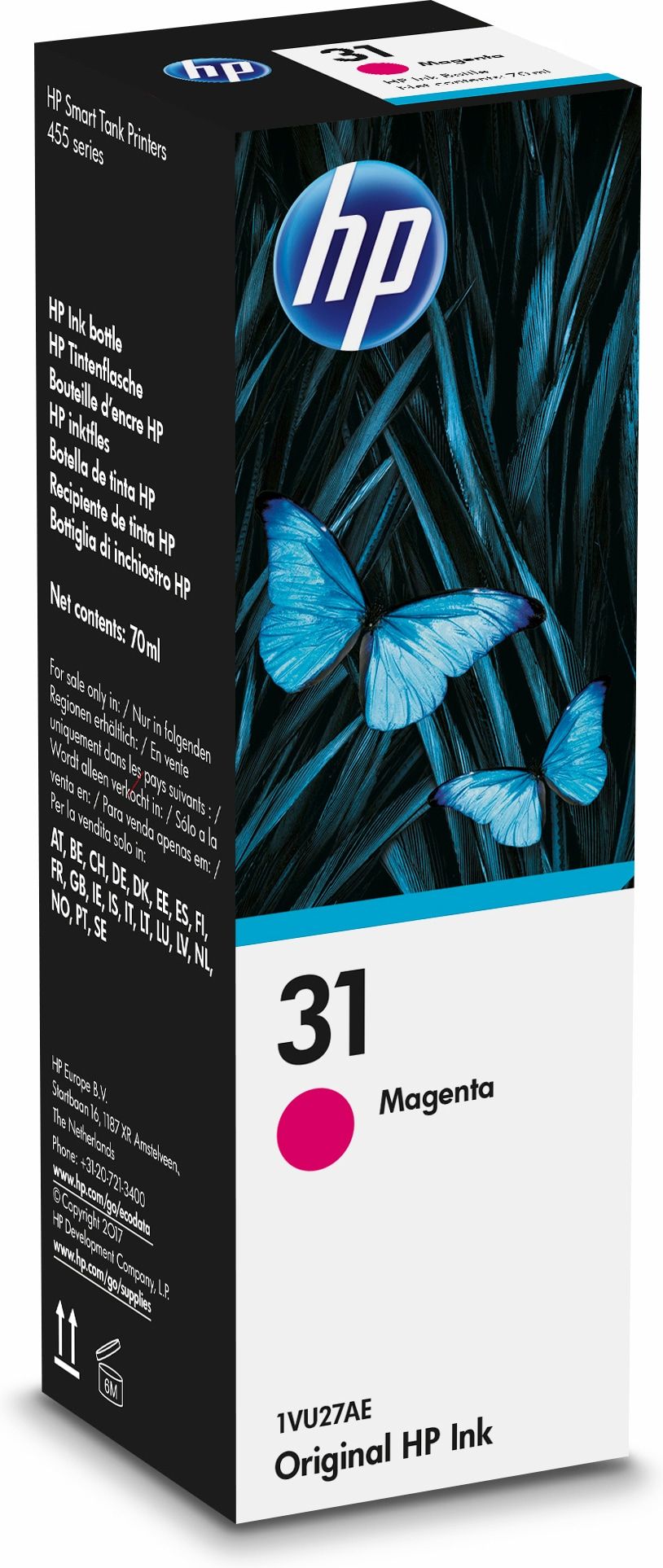 HP 31 70-ml Magenta Original Ink Bottle_1