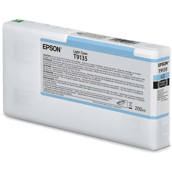 Cartus cerneala Epson C13T913500 ,Albastru ,200 ml ,Original (T9135) 