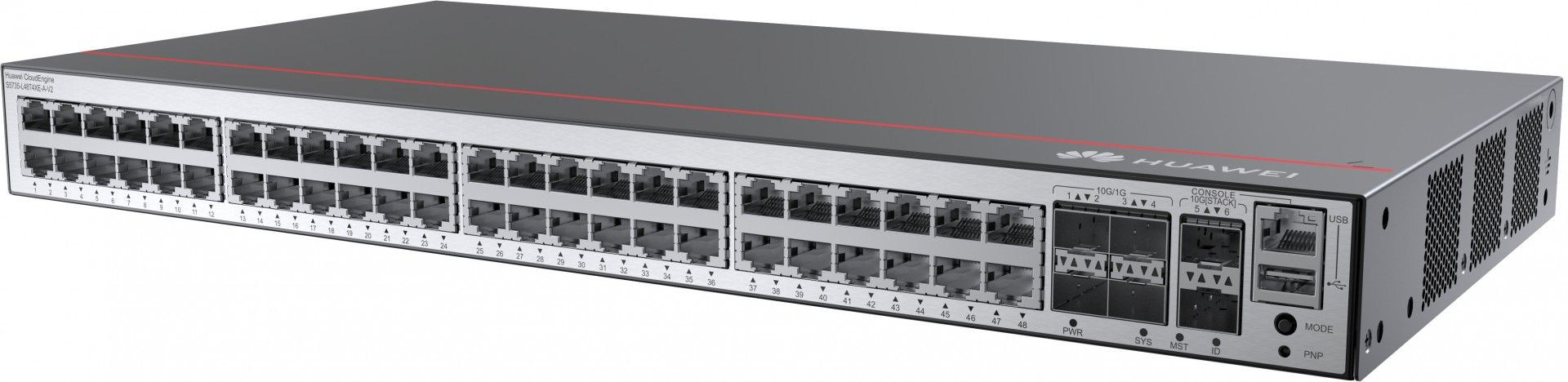 Huawei Switch S5735-L48T4XE-A-V2 (48*GE ports, 4*10GE SFP+ ports, 2*12GE stack ports, AC power) + license L-MLIC-S57L (98012040)_1