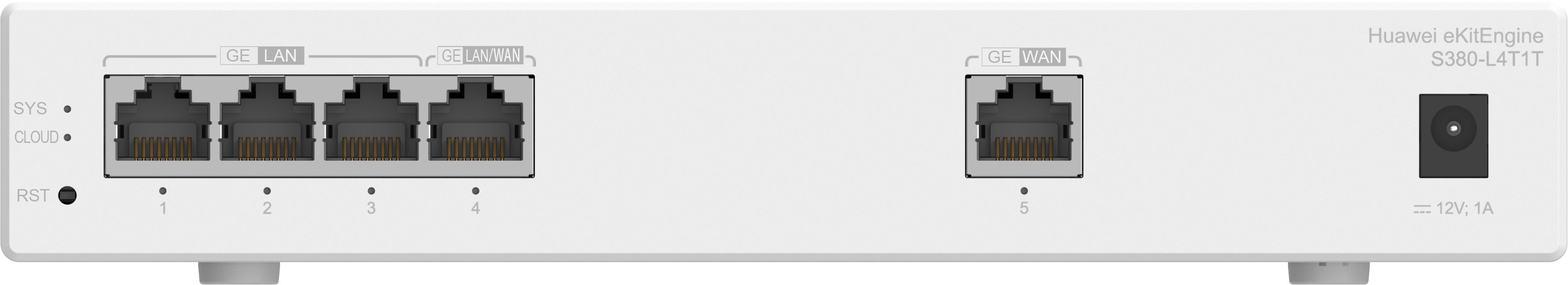 Huawei Gateway S380-L4T1T, 1*GE WAN, 4*GE LAN_1