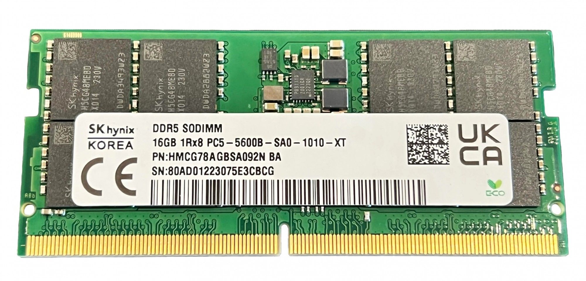 Hynix 16GB DDR5 SODIMM 5600MHz 1Rx8