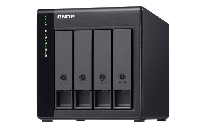 QNAP TL-D400S storage drive enclosure HDD/SSD enclosure Black, Grey 2.5/3.5