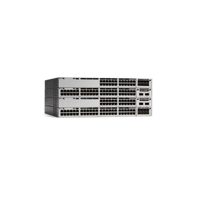 Cisco Catalyst C9300-48P-E network switch Managed L2/L3 Gigabit Ethernet (10/100/1000) Power over Ethernet (PoE) Grey (C9300-48P-E)_1