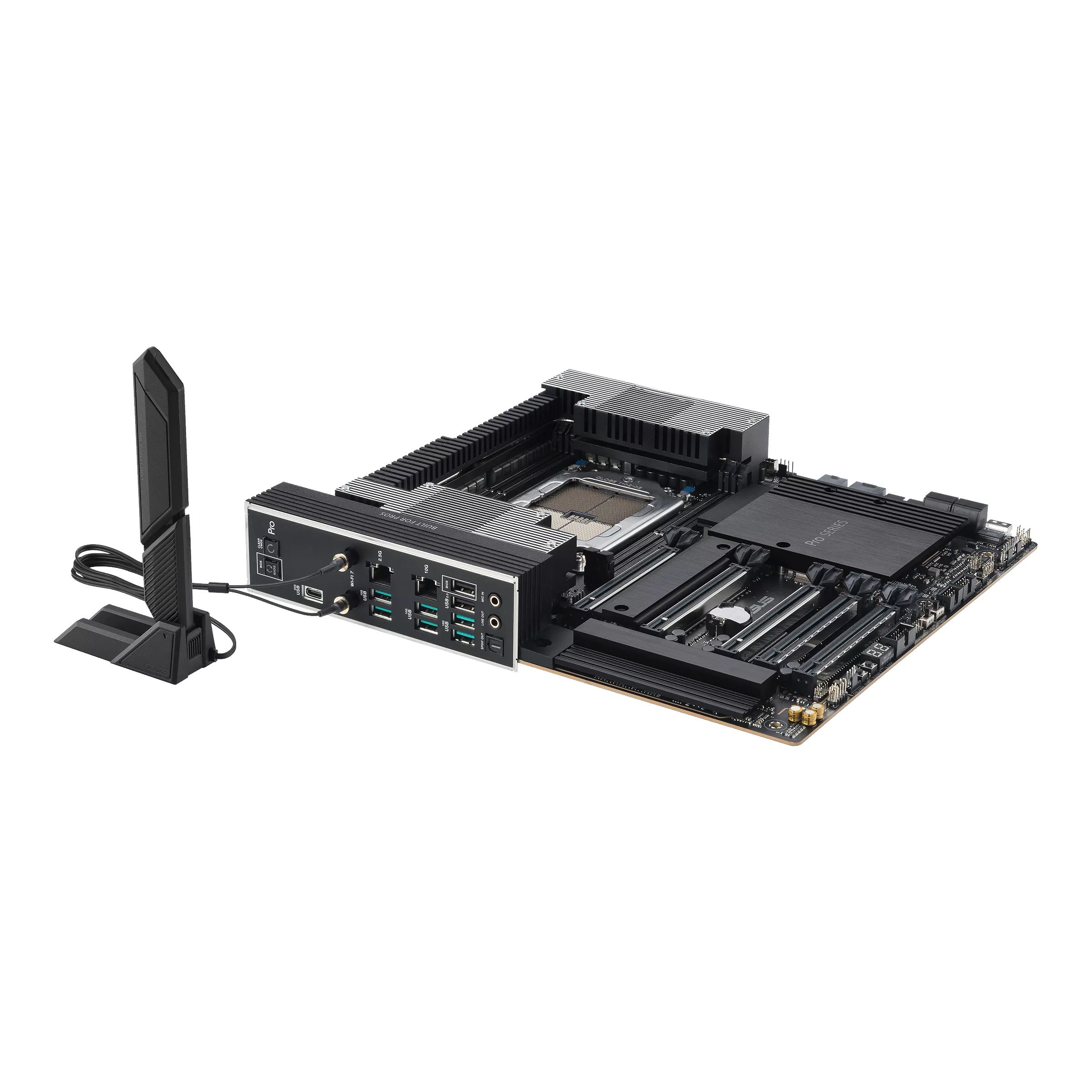 Placa de Baza ASUS PRO WS TRX50 SAGE WIFI 4x DDR5, 5x PCIE x16, 3x M.2, 4x SATA 6gb/s_3