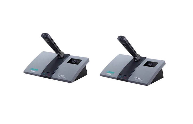 Microfon de Audioconferinta pe sistem Wireless 2.4GHz DSPPA D6803L, Delegat, cu baterie Li - pereche_1