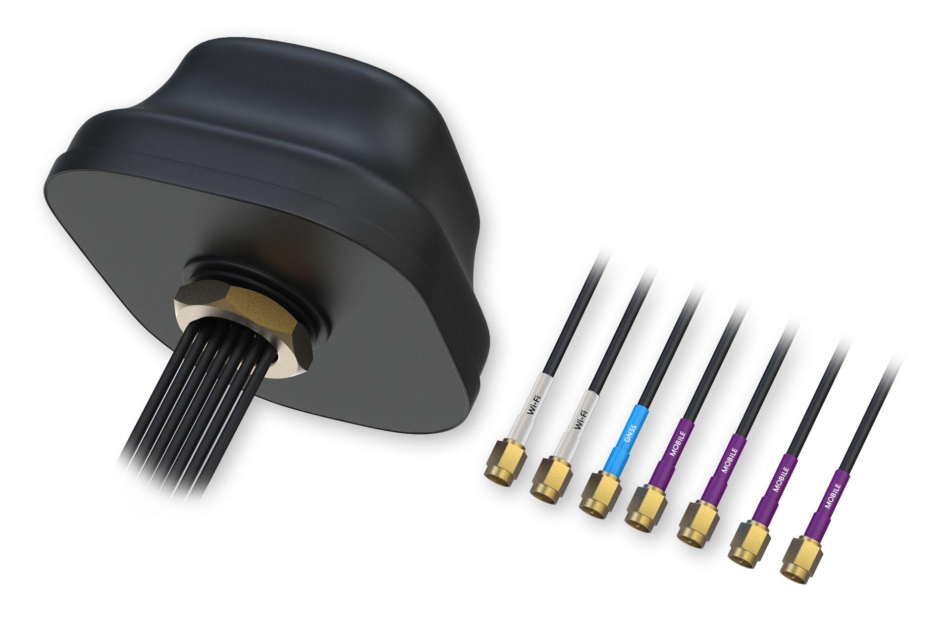 Teltonika 5G COMBO MIMO Mobile/GNSS/WIFI ROOF SMA antenna_1