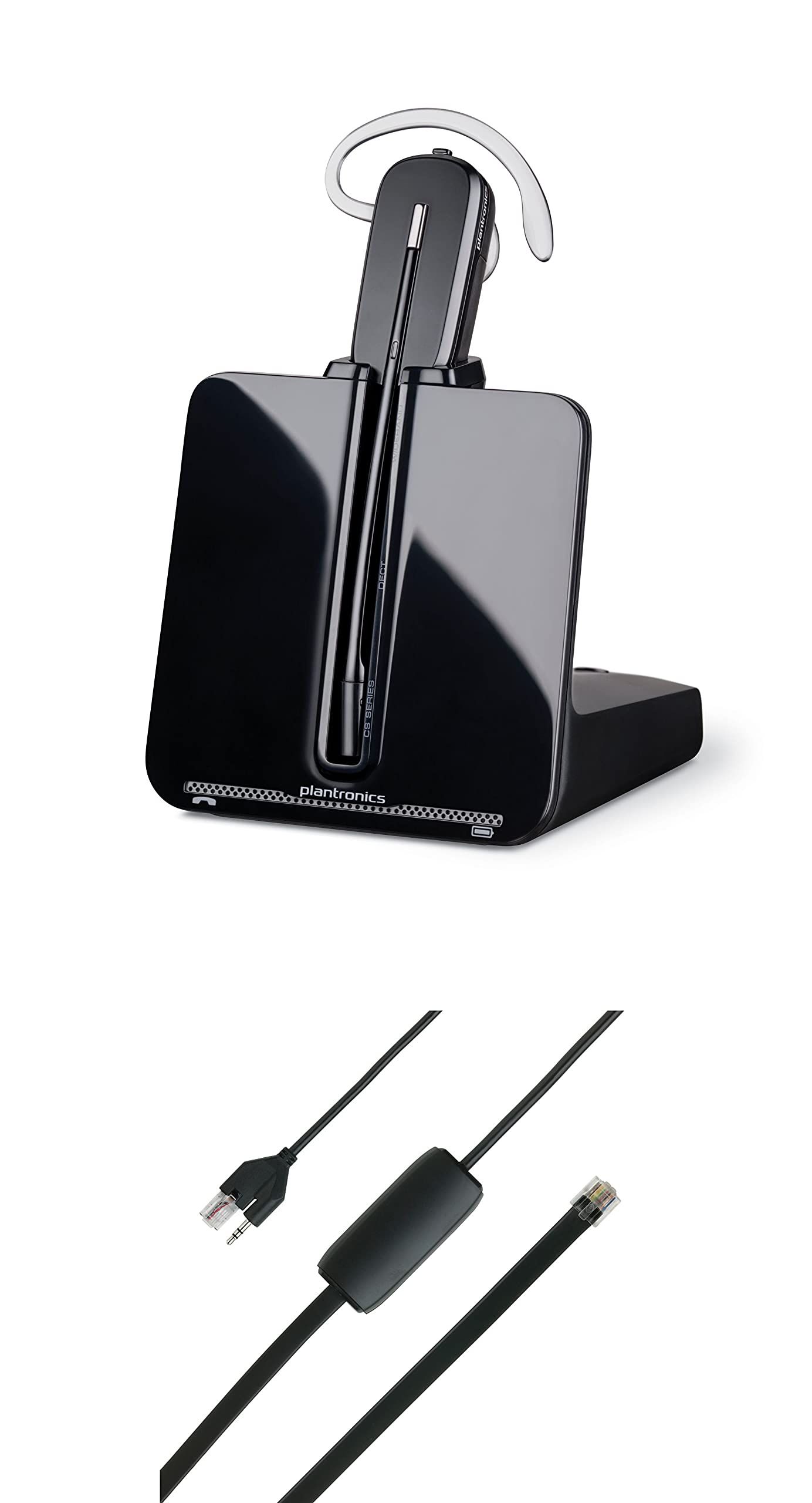 POLY CS540 + APS-11 Căști Fără fir Cârlig-ureche Birou/Call center Negru_2