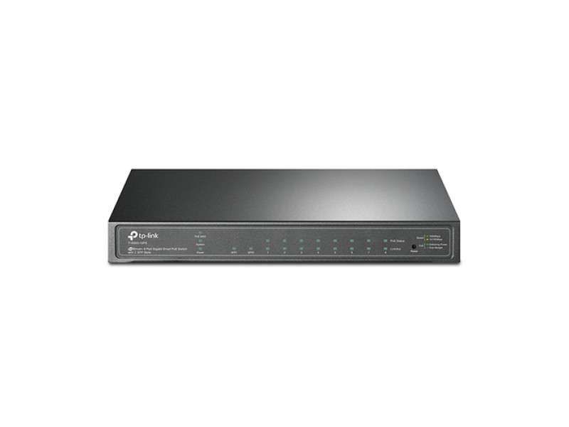 TP-LINK Switch SG2210P 8xGBit/2xSFP Managed PoE+ (58W)