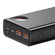 POWER BANK Baseus Adaman Metal, 20000mAh, PD 3.0 + QC 3.0 22.5W, 2 x USB; 1 x USB Type-C, digital display pt. status baterie, total 3A, negru, 