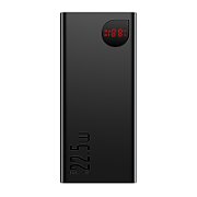 POWER BANK Baseus Adaman Metal, 20000mAh, PD 3.0 + QC 3.0 22.5W, 2 x USB; 1 x USB Type-C, digital display pt. status baterie, total 3A, negru, 