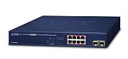 PLANET GS-4210-8P2S switch-uri Gestionate Gigabit Ethernet (10/100/1000) Power over Ethernet (PoE) Suport 1U Albastru_1