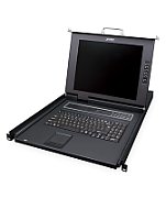 PLANET 8-Port Combo IP KVM Switch: switch-uri pentru tastatură, mouse și monitor (KVM) Raft pentru montat echipamente Negru_1