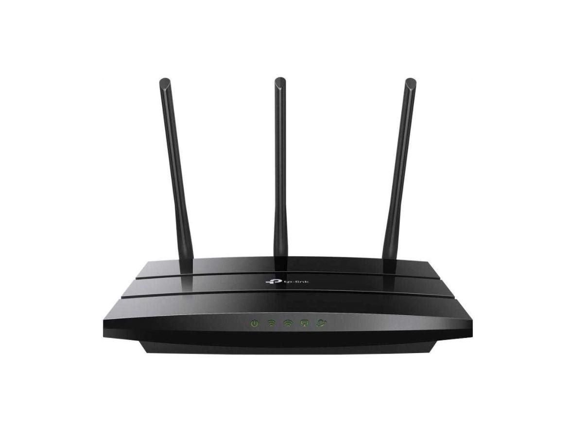 Router Dual-Band Wireless TP-Link, ARCHER A8, Gigabit Wi-Fi 802.11ac Wave2 MU-MIMO AC1900, IEEE 802.11ac/n/a 5 GHz, IEEE 802.11n/b/g 2.4 GHz, 3× Antene Fixe de mare performanta, Procesor Single-Core 1.2 GHz, 1× Port WAN Gigabit, 4× Porturi LAN gigabit._1