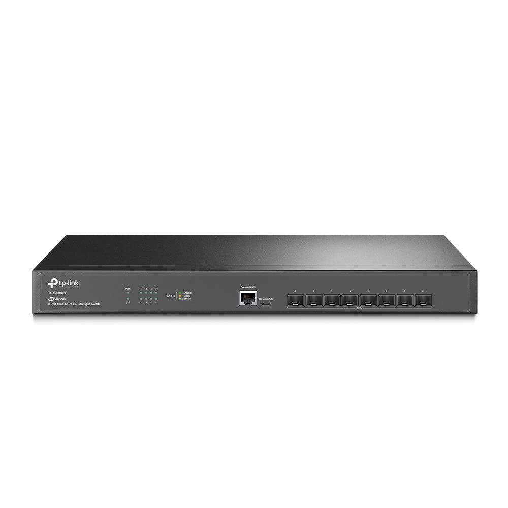 Switch TP-Link SX3008F, 8 porturi 100 / 1000 / 10000 MBs