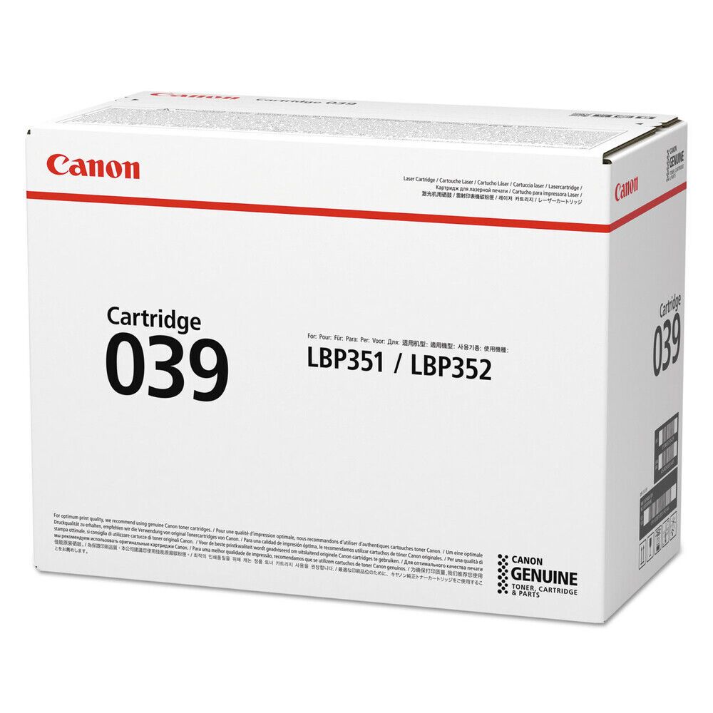 Cartus toner Canon 0287C001AA ,Negru ,11 000 pagini ,Original (CRG039) 
