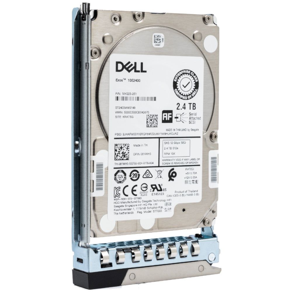 2.4TB 10K RPM Self-Encrypting SAS 12Gbps 512e 2.5in Hot-plug Hard Drive FIPS SED140 SED CK_2