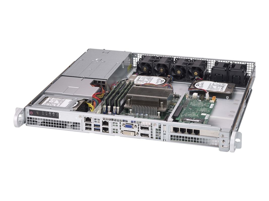 Supermicro CSE-515-R407 carcase PC Cabinet metalic Argint 400 W_1