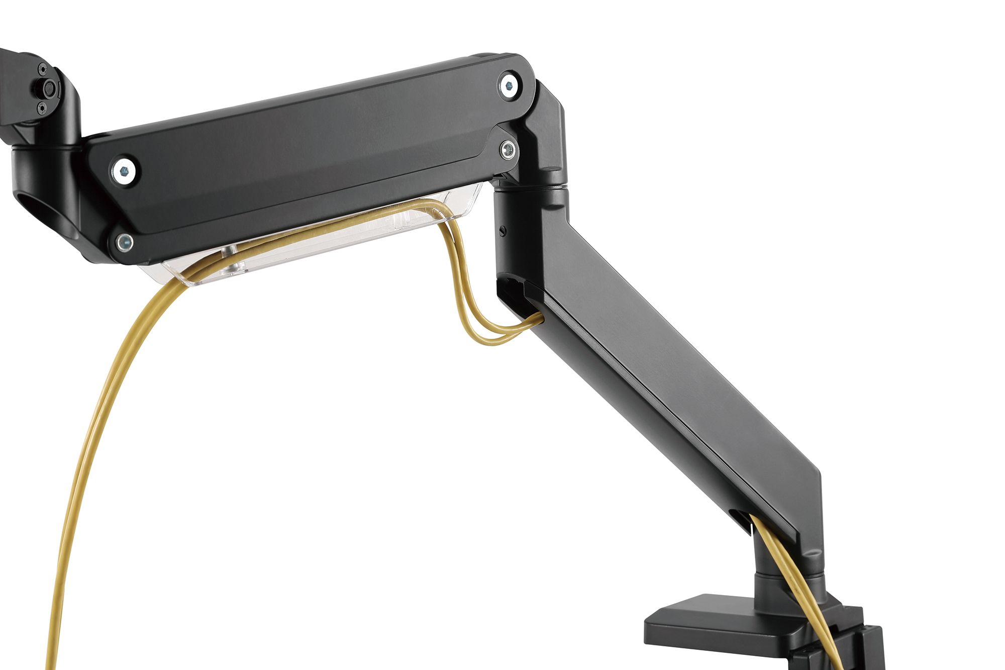 Single Gas Spring Monitor Desk Mount 35