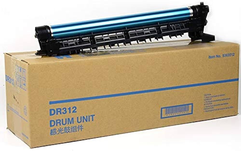 Drum Unit Original Konica-Minolta Black,  DR-312K, pentru Bizhub 227|Bizhub 287|Bizhub 367, 8K, (timbru verde 0.8 lei) 