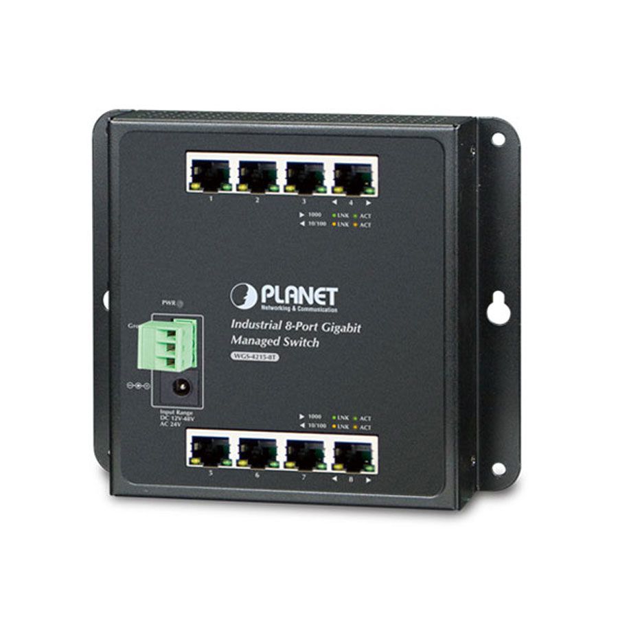 PLANET WGS-4215-8T switch-uri Gestionate Gigabit Ethernet (10/100/1000) Negru_1