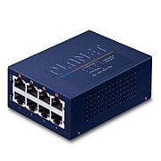 PLANET UPOE-400 switch-uri Fast Ethernet (10/100) Power over Ethernet (PoE) Suport Albastru_1