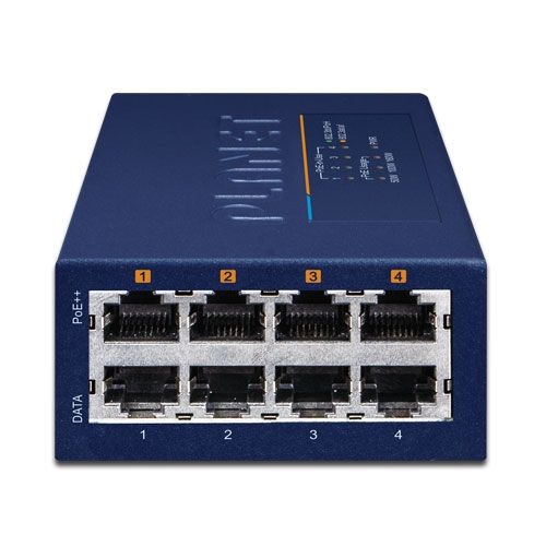 PLANET UPOE-400 switch-uri Fast Ethernet (10/100) Power over Ethernet (PoE) Suport Albastru_2