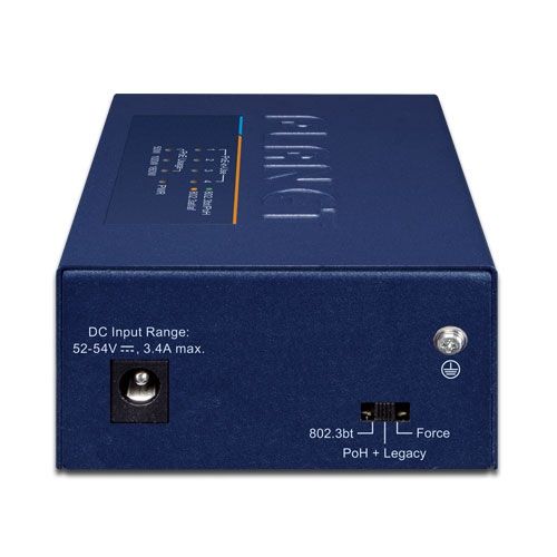 PLANET UPOE-400 switch-uri Fast Ethernet (10/100) Power over Ethernet (PoE) Suport Albastru_3