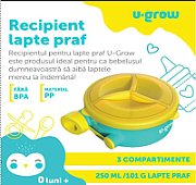 Recipient lapte praf cu 3 compartimente ,U-Grow_3