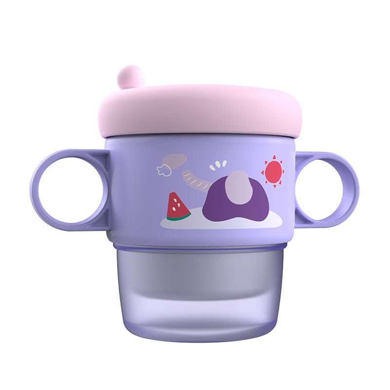 Cana termos cu manere si capac, mov, U-Grow_1