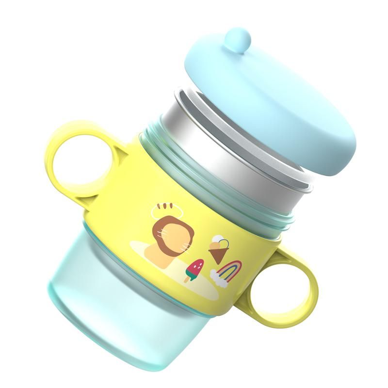 Cana termos cu manere si capac, blue, U-Grow_3