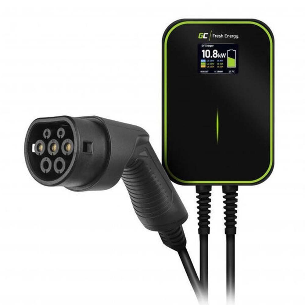 Încarcator Wallbox Green Cell EV PowerBox 22kW cu cablu tip 2 (6m)_1