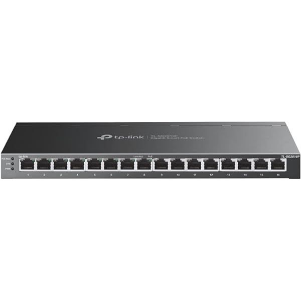 TP-LINK Switch SG2016P 16xGBit 8x PoE+ (120W) Managed Omada SDN ready