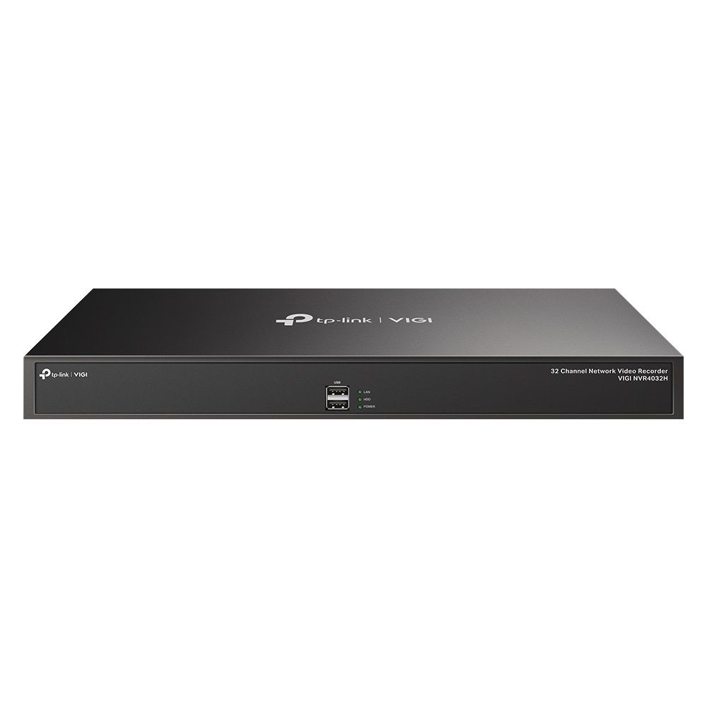 TP-Link Video Recorder de retea pe 32 canale VIGI NVR4032H, Compresie video: H.265+/H.265/ H.264+/H.264, Rezolutie redare: 8MP/5MP/4MP/3MP/1080p/UXGA/720p/VGA/4CIF/DCIF/ 2CIF/CIF/QCIF, Incoming Bandwith: 320 Mbps, Outgoing Bandwidth: 320 Mbps, Interfata: 2 x RJ-45 10/100/1000 Mbps Self-Adaptive_1