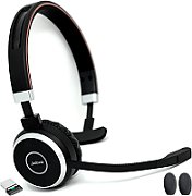 Jabra Evolve 65 MS mono Căști Prin cablu & Wireless Bandă de fixare pe cap Birou/Call center Micro-USB Bluetooth Negru_1