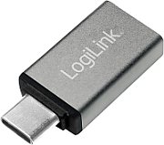 ADAPTOR LOGILINK OTG, pt. smartphone, USB 3.2 Type-C (T) la USB-A 3.0 (M), 5V / 3A 15W, negru, 