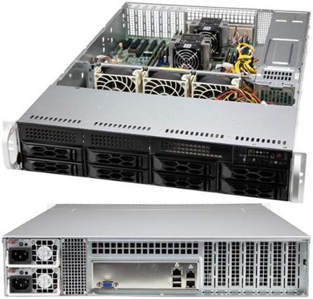 Supermicro CSE-LA25TQC-R609LP carcase PC Cabinet metalic Negru 600 W_1