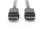 DisplayPort connection cable, DP M/M, 3.0m, w/lock, UHD 8K, Vers. 1.3/1.4, bl_2