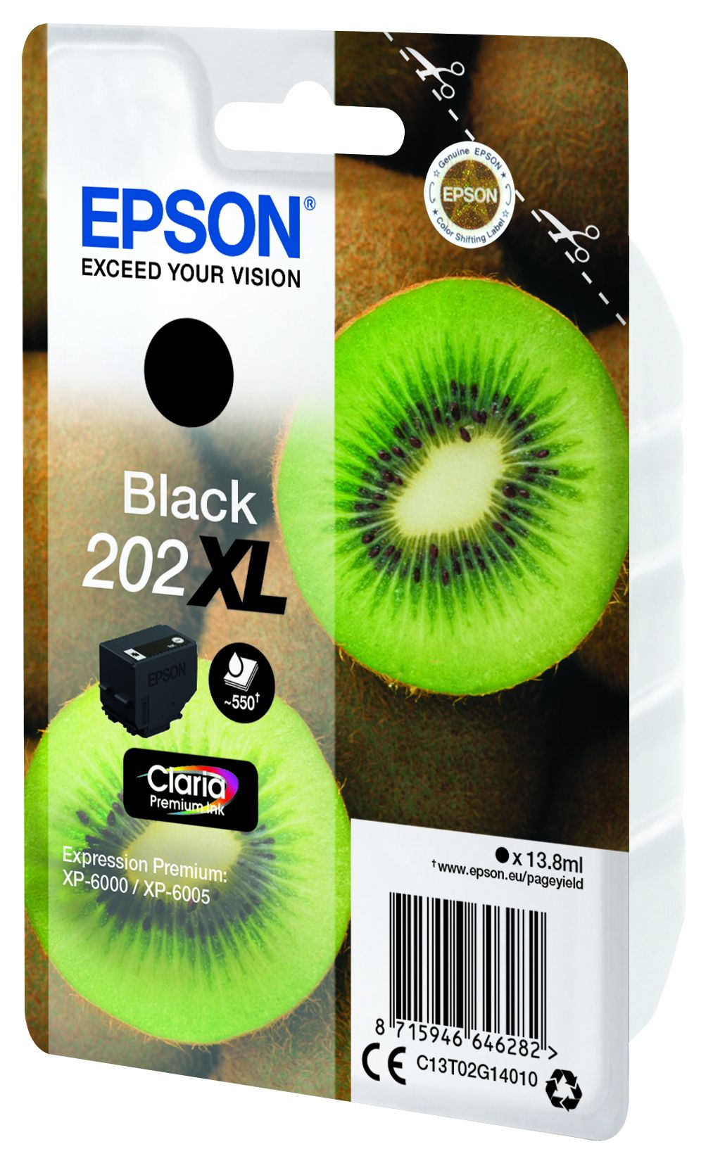 Epson Kiwi 202XL cartușe cu cerneală 1 buc. Original Productivitate Înaltă (XL) Negru_3
