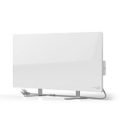 AENO Premium Eco Smart Heater, 700W, Tempered glass, Infrared+convection heating type, Plug type: Europe (E/F type), WHITE_1