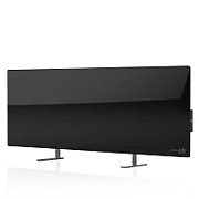 AENO Premium Eco Smart Heater, 700W, Tempered glass, Infrared+convection heating type, Plug type: Europe (E/F type), BLACK_1