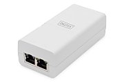 Gigabit Ethernet PoE+ Injector 802.3at, 30 W small housing, white_1